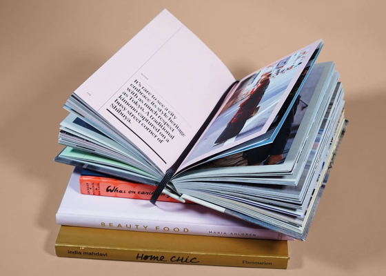 128gsm 140gsm 157gsm Lüks Ciltli Kitap Baskı Sanatı Sehpa Fotoğraf Kitabı