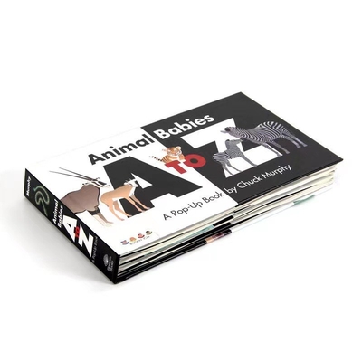 3mm Karton Çocuk Komik Hikaye Çıkartma Kitabı Siyah Beyaz Kitap Baskısı