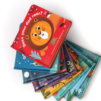 İngilizce Çocuk Karton Kitap Baskısı Karton Kitap Baskısı 6.5”X6.5” 7”X7” 8”X8”
