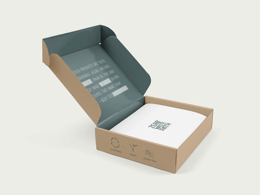 Kraft Kağıt Mailer Nakliye Kutusu ISO9001 Özel Baskılı Hediye Kutusu