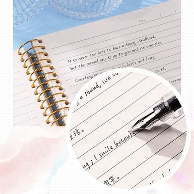 A4 A5 A6 B5 Konu Boş Kapak Defter 128gsm 140gsm Kalın Spiral Defter