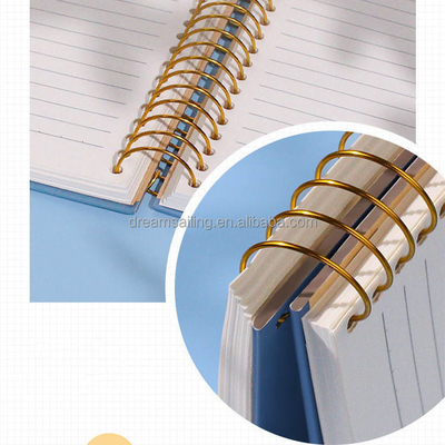 A4 A5 A6 B5 Konu Boş Kapak Defter 128gsm 140gsm Kalın Spiral Defter