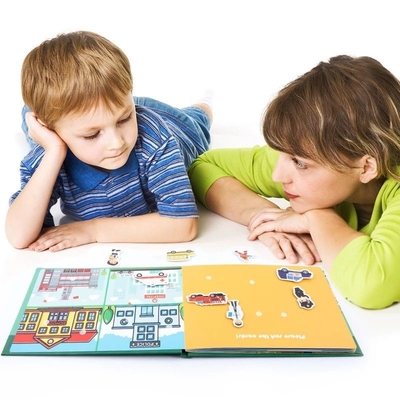 Sedex Mat Kuşe Kağıt Montessori Sessiz Kitap Çocuk Oyuncak Yapıştır Kitap
