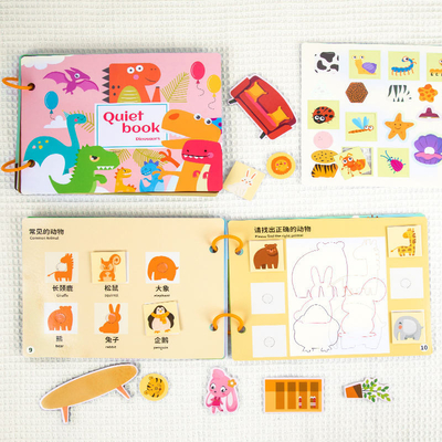Okul Öncesi Erken Öğrenme Yürümeye Başlayan Etkinlik Kitabı Çocuklar İçin Karton Kitap 6”X6” - 10”X10”