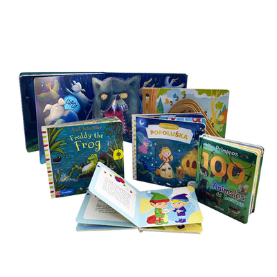 2 Yaşındakiler İçin Özel Ciltli Ofset Kitap Baskısı Çocuk Karton Kitapları