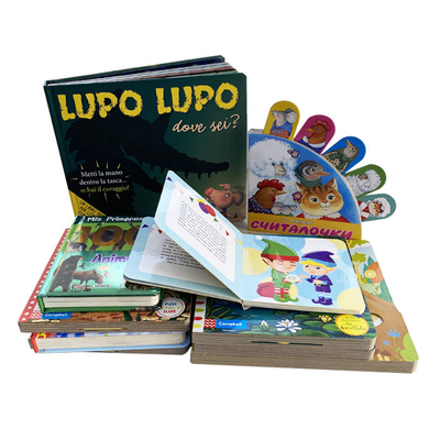 2 Yaşındakiler İçin Özel Ciltli Ofset Kitap Baskısı Çocuk Karton Kitapları
