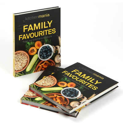 Özel Ciltli Kitap Baskısı Ailenin Favori Aşçı Tarif Kitabı Baskısı