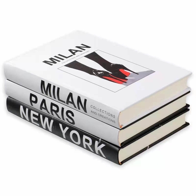 SMETA Boş Moda Ciltli Kitap Baskı Ev ​​Dekorasyonu Sehpa Kitap Baskı