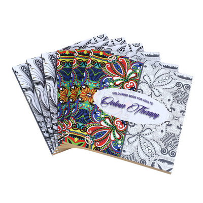 100gsm 120gsm 140gsm Kapaklı Kitap Baskı Karton Yetişkin Boyama Kitapları