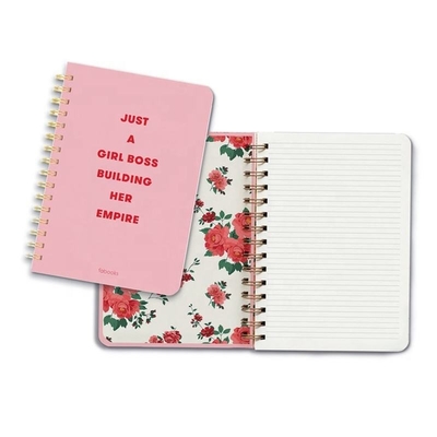 Özel Spiral Defter Baskı Kawaii Kraft Sabit Not Defteri