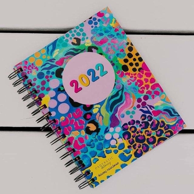 Özel Spiral Defter Baskı Kawaii Kraft Sabit Not Defteri