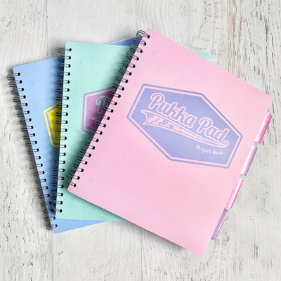 Özel Spiral Defter Baskı Kawaii Kraft Sabit Not Defteri