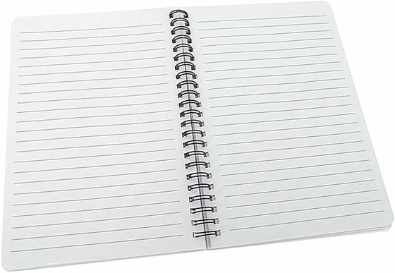 5.5&quot;X8.5'' 6&quot;X9&quot; 8.5&quot;X11&quot; Spiral Defter Baskı Günlüğü Tel Ciltli Çizgili Eskiz Defteri