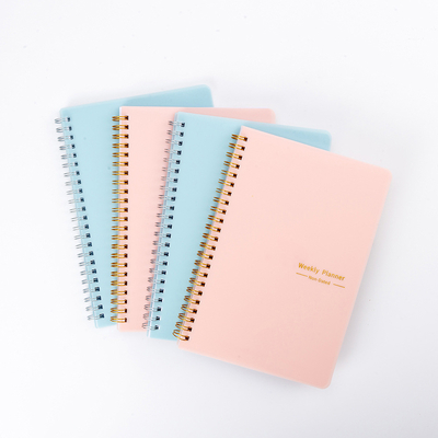 A5 Günlüğü B5 Spiral Defter Baskısı Özelleştirilebilir Deri Günlüğü