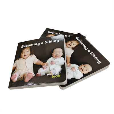 Çocuklar OEM Özel Karton Kitap Baskı Hizmetleri Çocuklar Kalın Karton Kitap