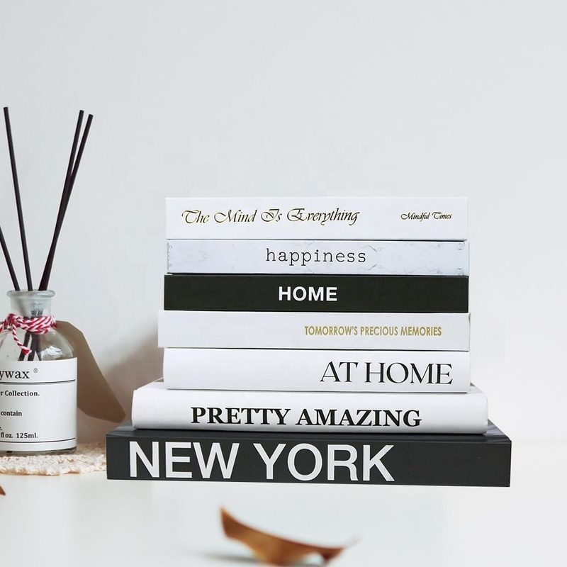 SMETA Boş Moda Ciltli Kitap Baskı Ev ​​Dekorasyonu Sehpa Kitap Baskı