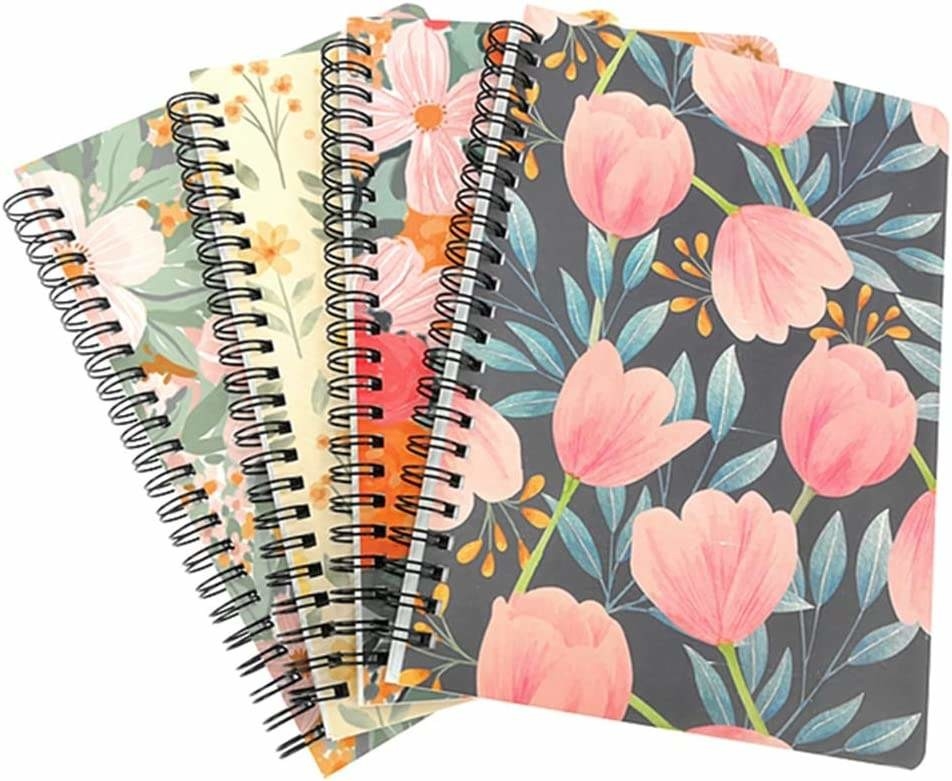5.5&quot;X8.5'' 6&quot;X9&quot; 8.5&quot;X11&quot; Spiral Defter Baskı Günlüğü Tel Ciltli Çizgili Eskiz Defteri